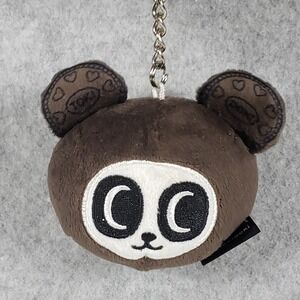 Tokidoki Unisex Moofia Mozzarella 3" Plush Keychain Brown Cow Bag Charm Kawaii